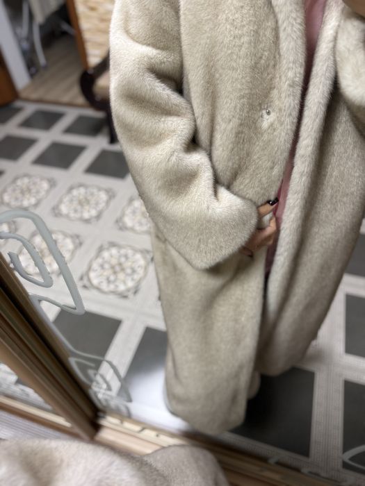 Шубка zara искуственый мех