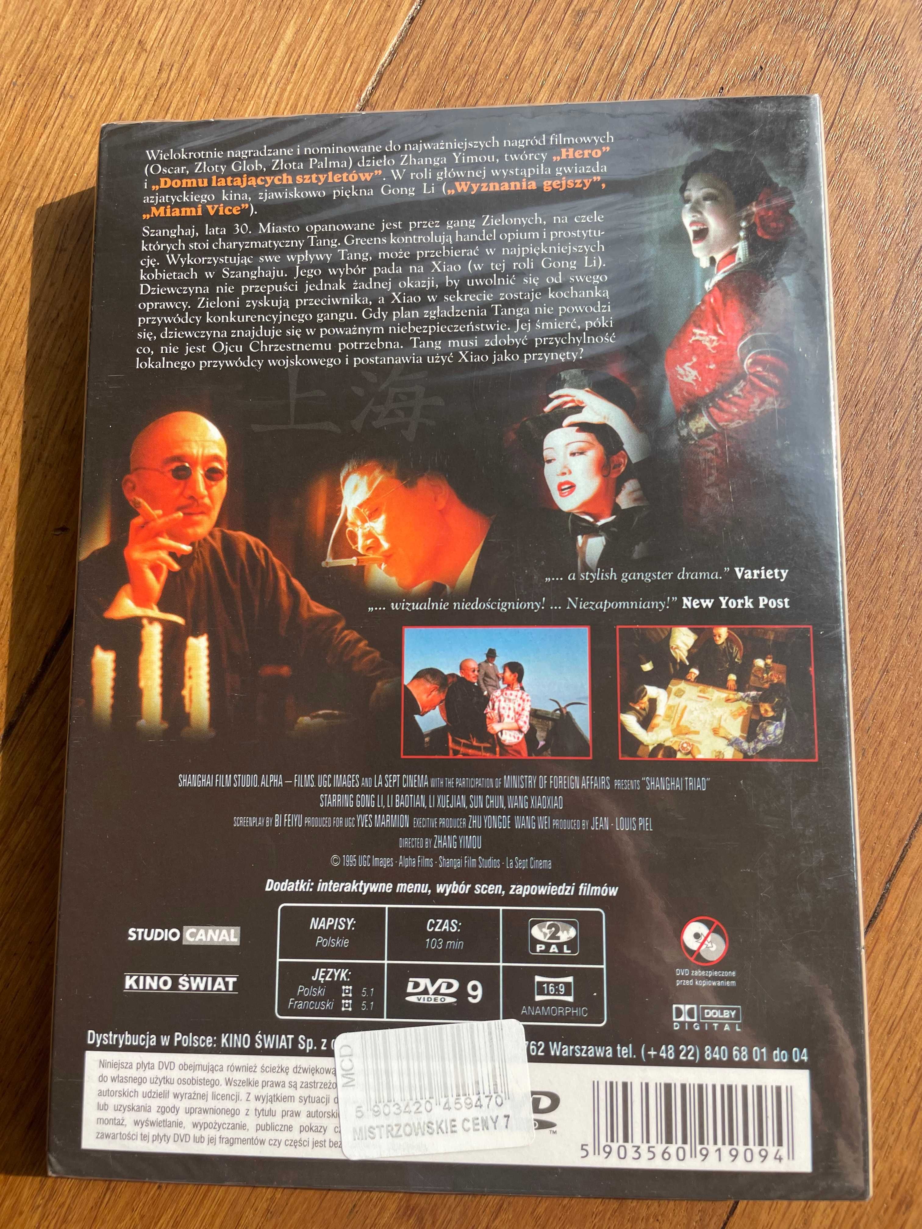 Szanghajska Triada - Zhang Yimou DVD NOWE polski lektor
