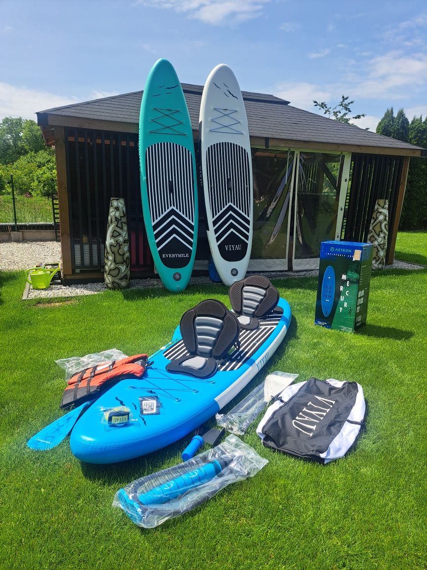 SUP DESKA POMPOWANA 320cm 180kg najtaniej osprzęt kompletny gwarancja