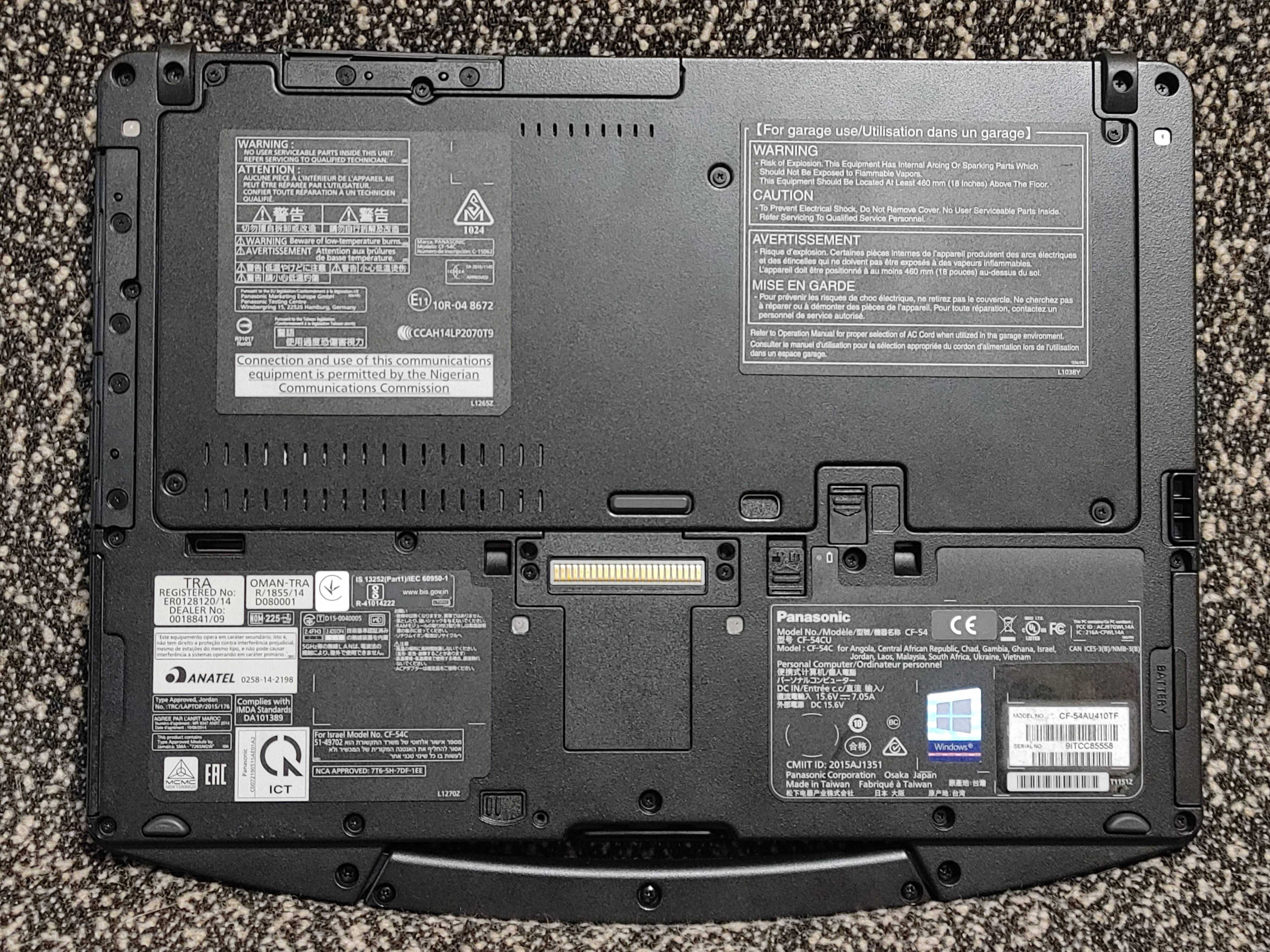 захищений ноутбук Panasonic Toughbook CF-54 • Intel® i5/8/256/FHD ips