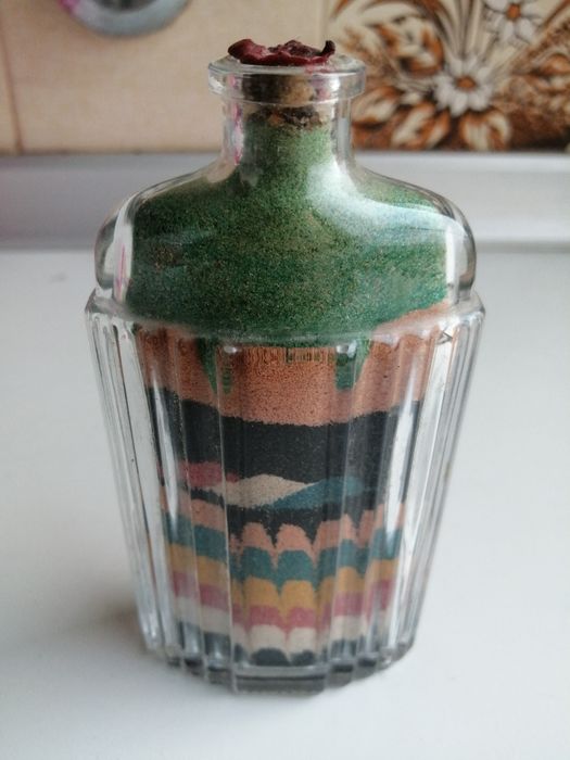 Jarro com areia decorariva