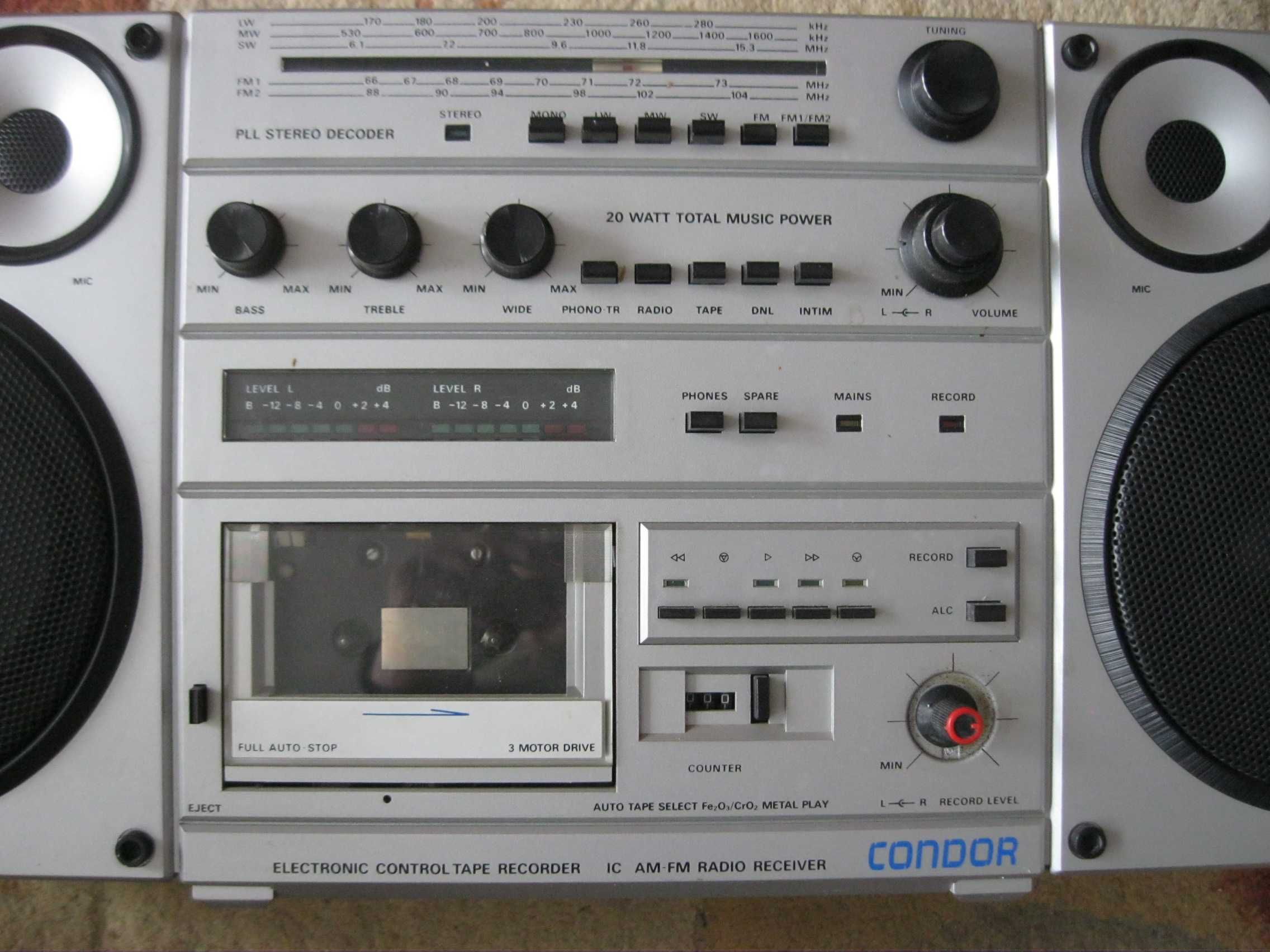 Radiomagnetofon Condor /Unitra