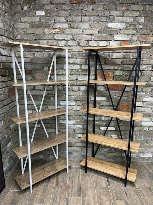 Стелажі, торгові вітрини, оздоблення кафе та барів в стилі лофт.