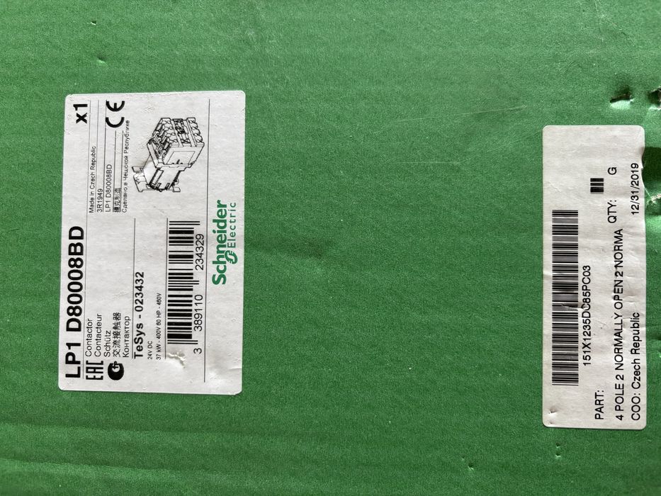 Stycznik Schneider Electric LP1D80008BD