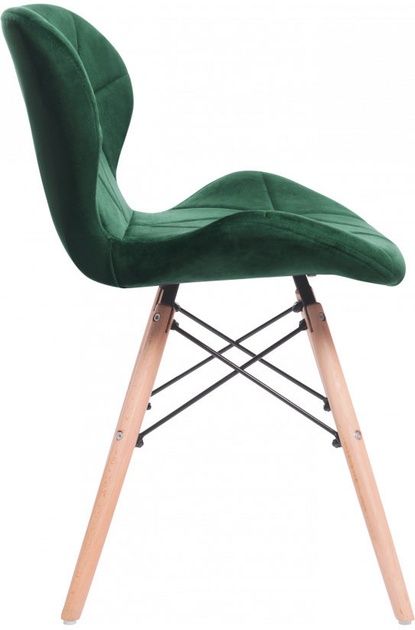 Стілець для кухні та вітальні GT RACER X-D27 Velvet Dark Green