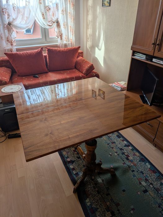 Ława z funkcją rozkładania do kwadratowego stołu