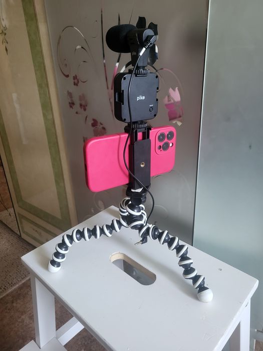 Комплект блогера Piko Vlogging Kit PVKLM03 селфі-лампа LED