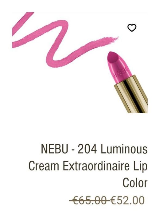 Помада Nebu Milano #204