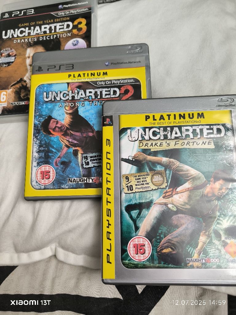 UNCHARTED 1 ,2 ,3 ( pakiet) PS3
