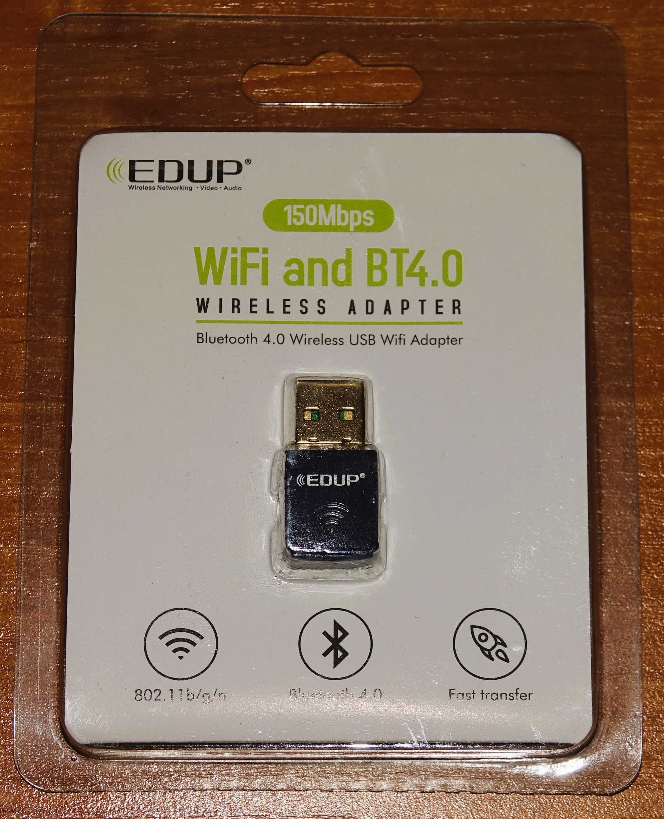 Karta WiFi + kontroler Bluetooth EDUP EP-N8568 (RTL8723BU)