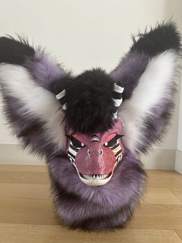 fursuit dino mask