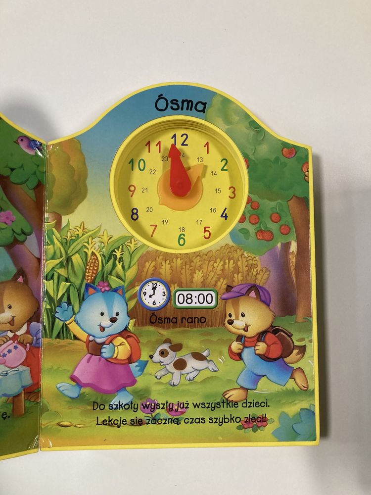 Książeczka do nauki zegarka dla dzieci