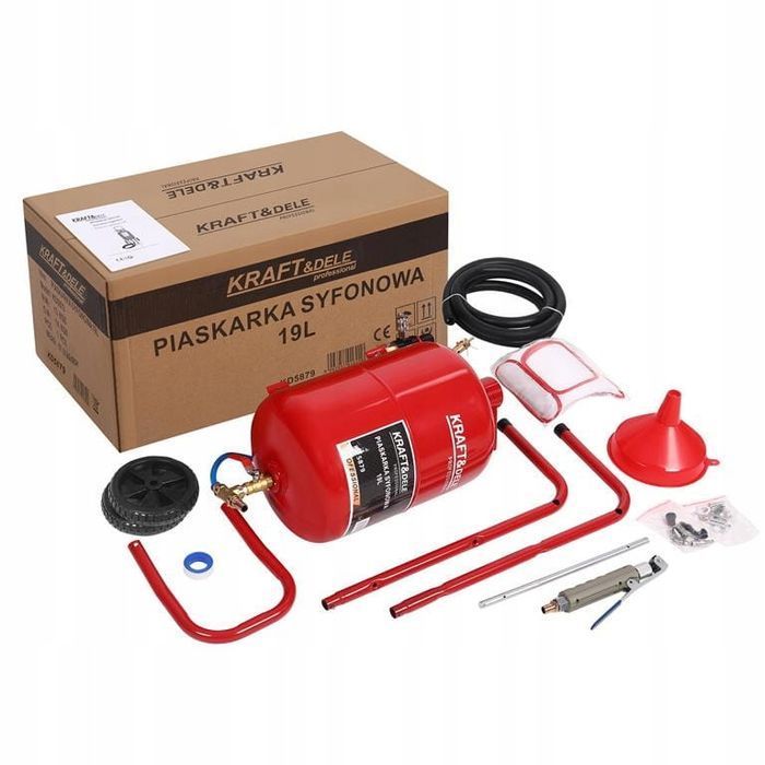 Piaskarka Syfonowa Pneumatyczna Zbiornik 19L 6-10Bar