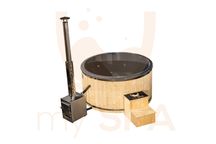 Balia Ogrodowa Jacuzzi Bania Hot Tub Gorąca Beczka Pokrywa Termiczna