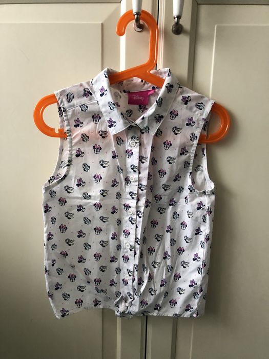 Koszula bluzka bluzeczka Minnie 8-9 myszka 134 nowa