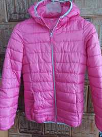 Pikowana kurtka  wiosenna różowa dla dziewczynki 12-14lat