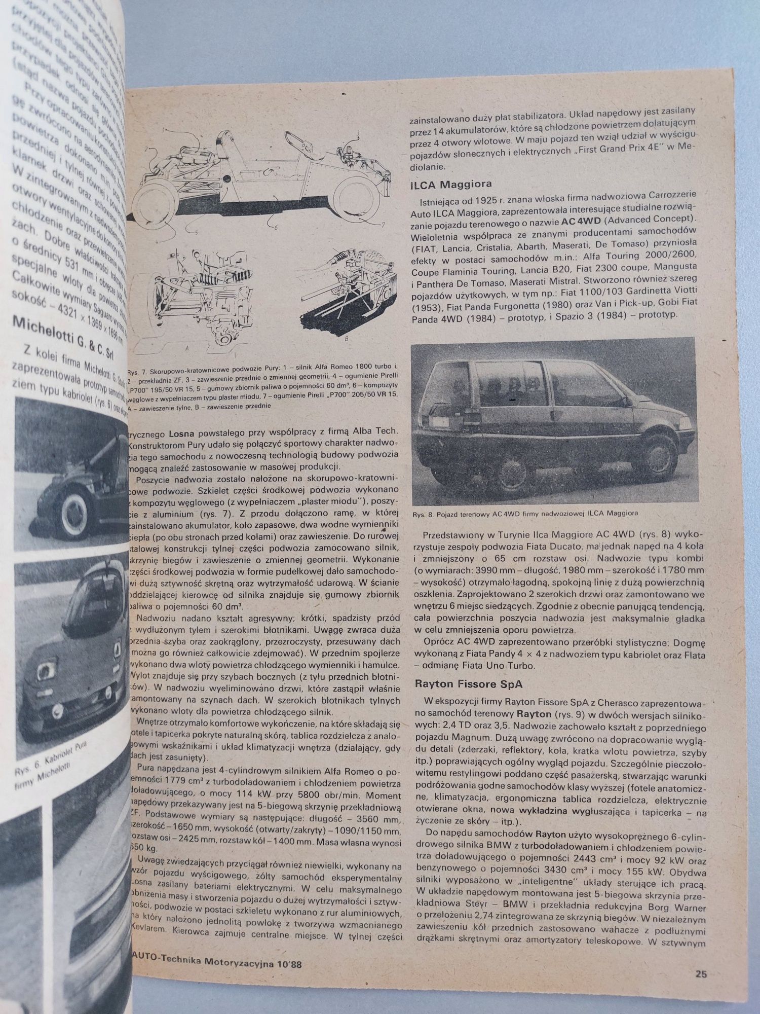 Auto technika motoryzacyjna - Czasopismo z 1988 roku