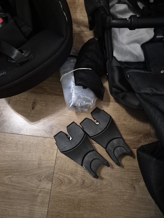 Wózek dziecięcy 3w1 firmy Quali, fotelik Cosmo isofix.