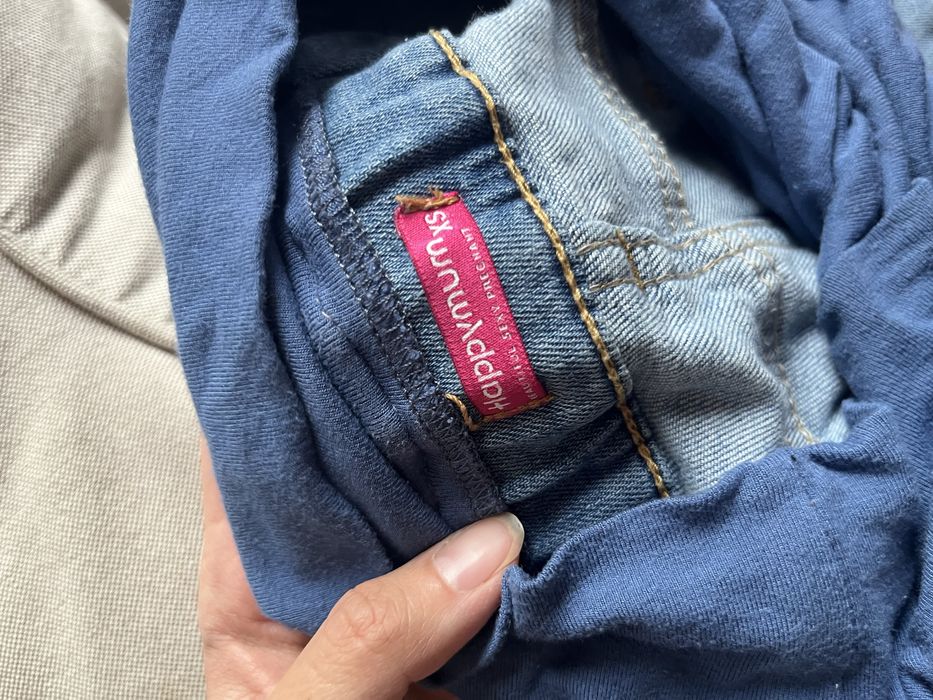 Jeansy ciazowe happymum xs