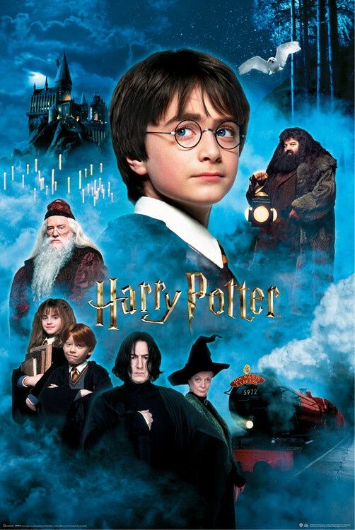 LOTE Completo Posters novos Harry Potter And The Sorcerers Stone