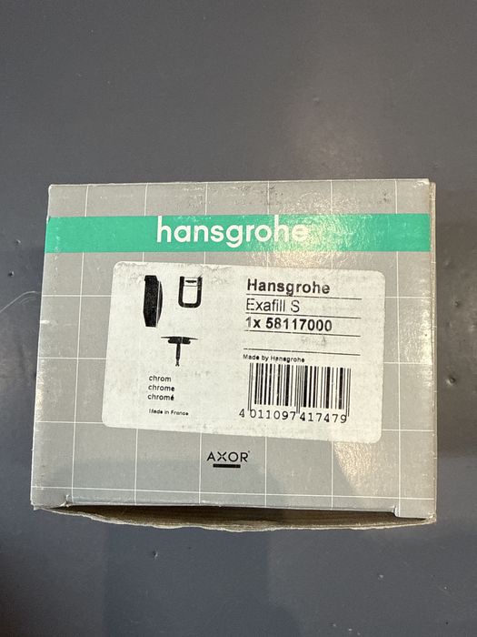 Зовнішня частина виливк для ванни hansgrohe exafill s 58117000