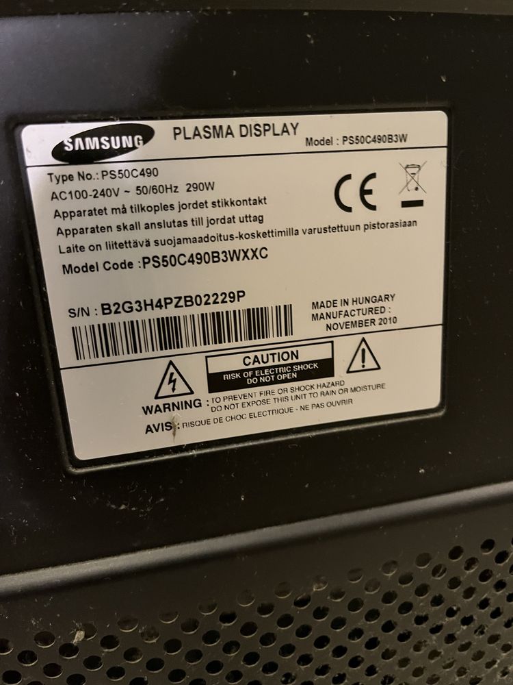 Tv Plasma Samsung 3 D 50 polegadas