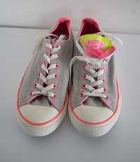 Zjawiskowe converse trampki szare buty 38 ,5