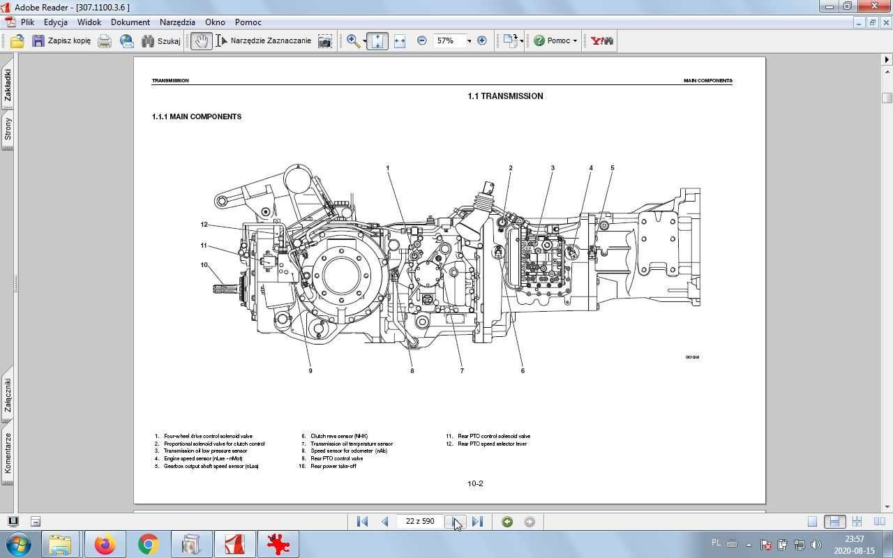 Instrukcja napraw Deutz Fahr Agrotron 80, 85, 90, 100, 105