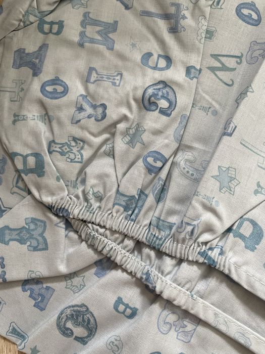 Zara home nowe prześcieradło z gumką do łóżeczka rozm 60x120