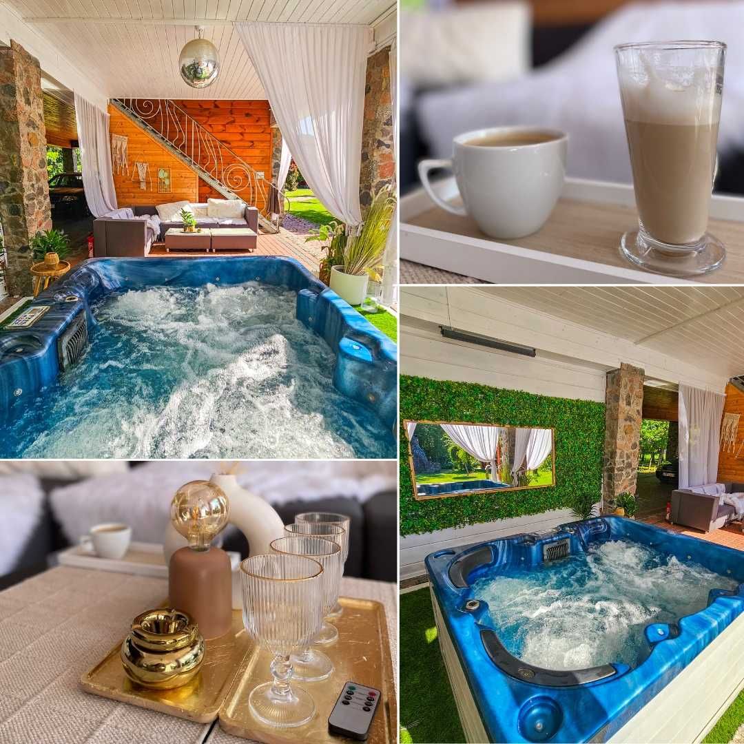 Rezydencja z basenem | Podlasie, jacuzzi, sauna, willa wynajem, 16 os.