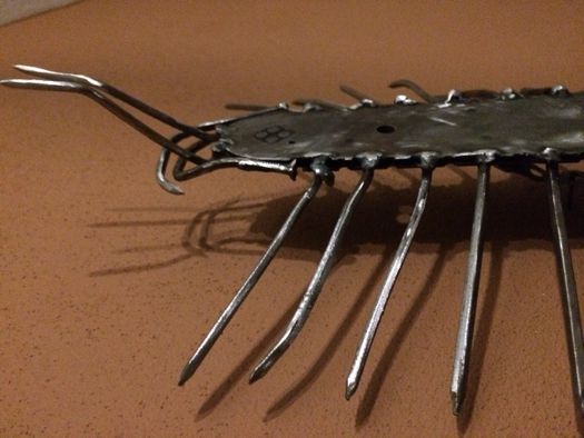 metaloplastyka - wij drewniak Lithobius forficatus