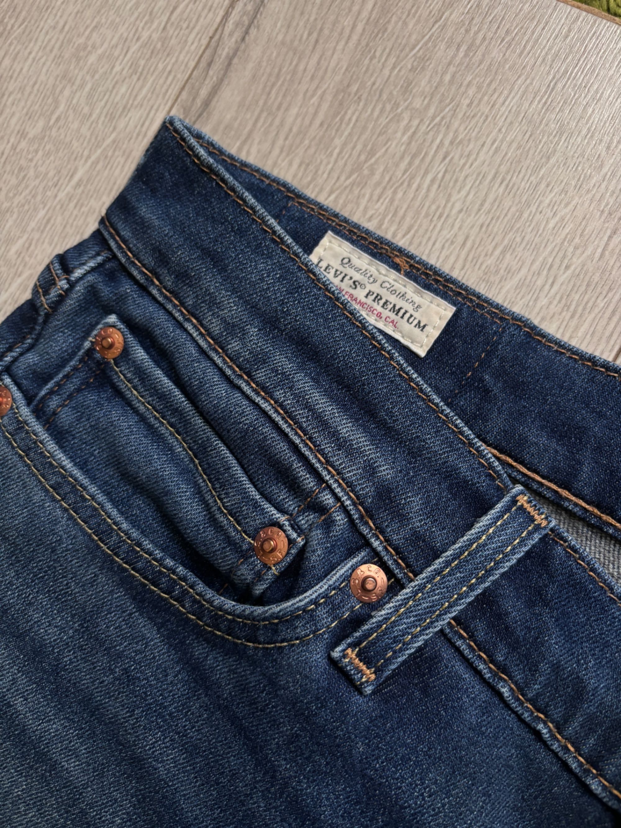 Levi’s 512 premium сині якісні джинси