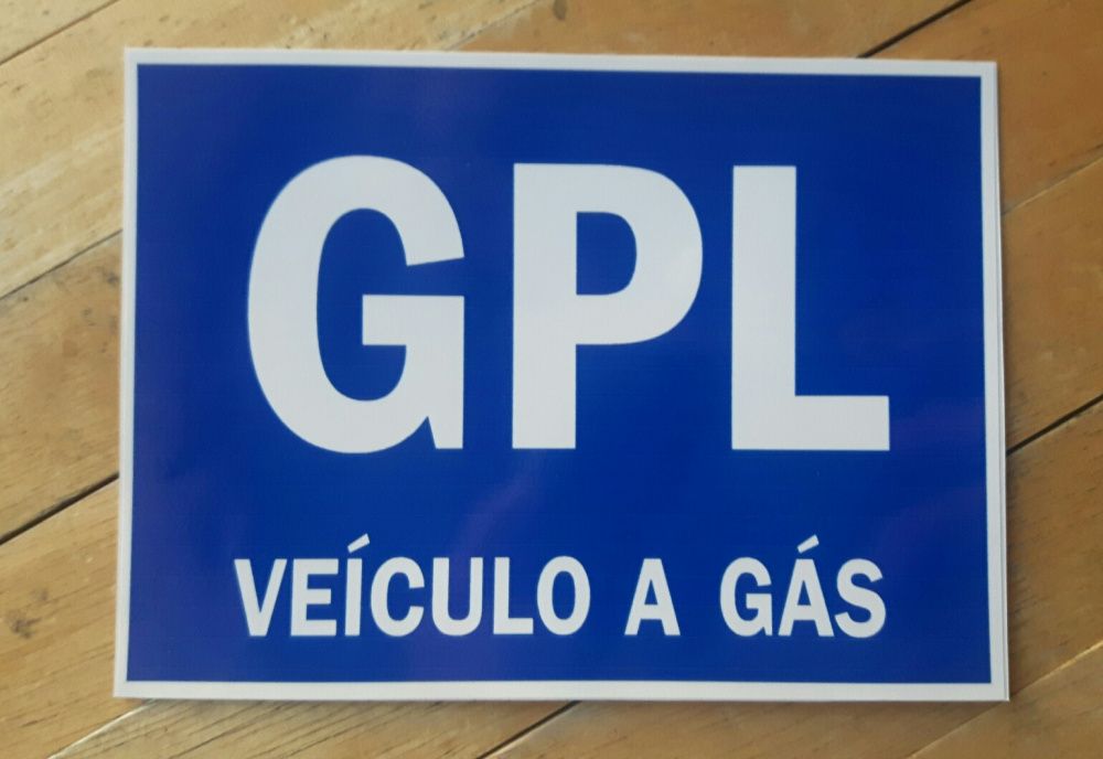 Dístico GPL Original Azul para-choques