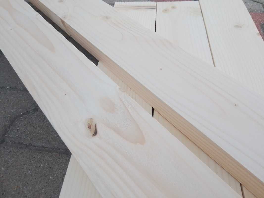 Grube 3 cm drewniane deski heblowane 100x9 cm