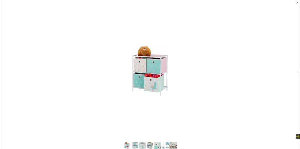 Regał na zabawki komoda organizer lama