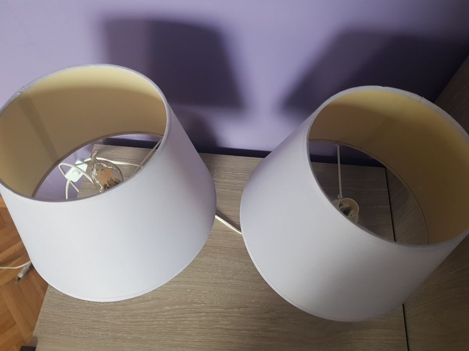 Lampki nocne 2 szt jasny fiolet