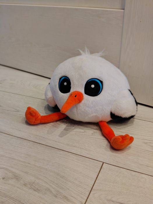 Bocian Bolek pluszak maskotka z Biedronki