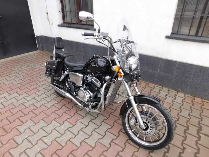 CHOPPER JUNAK M11 - 125 Szyba, Sakwy, Rolka, Frędzle - Dostawa - Śląsk