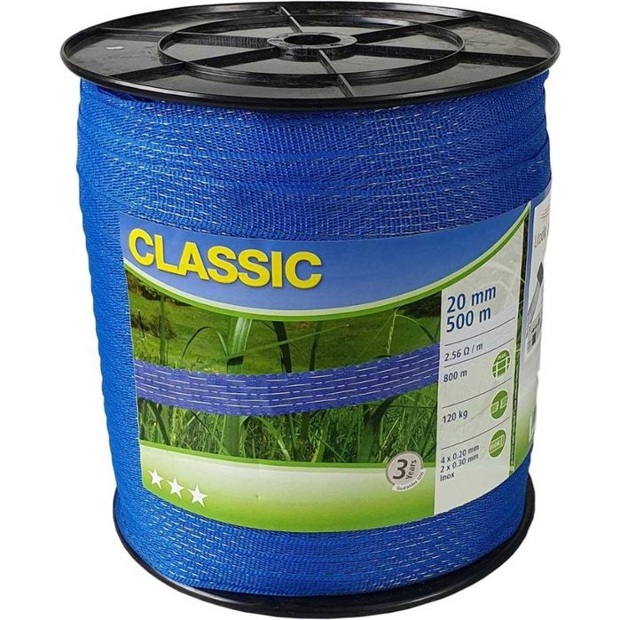 Taśma Classic Wild 20mm 500m niebieska na dziką zwierzynę