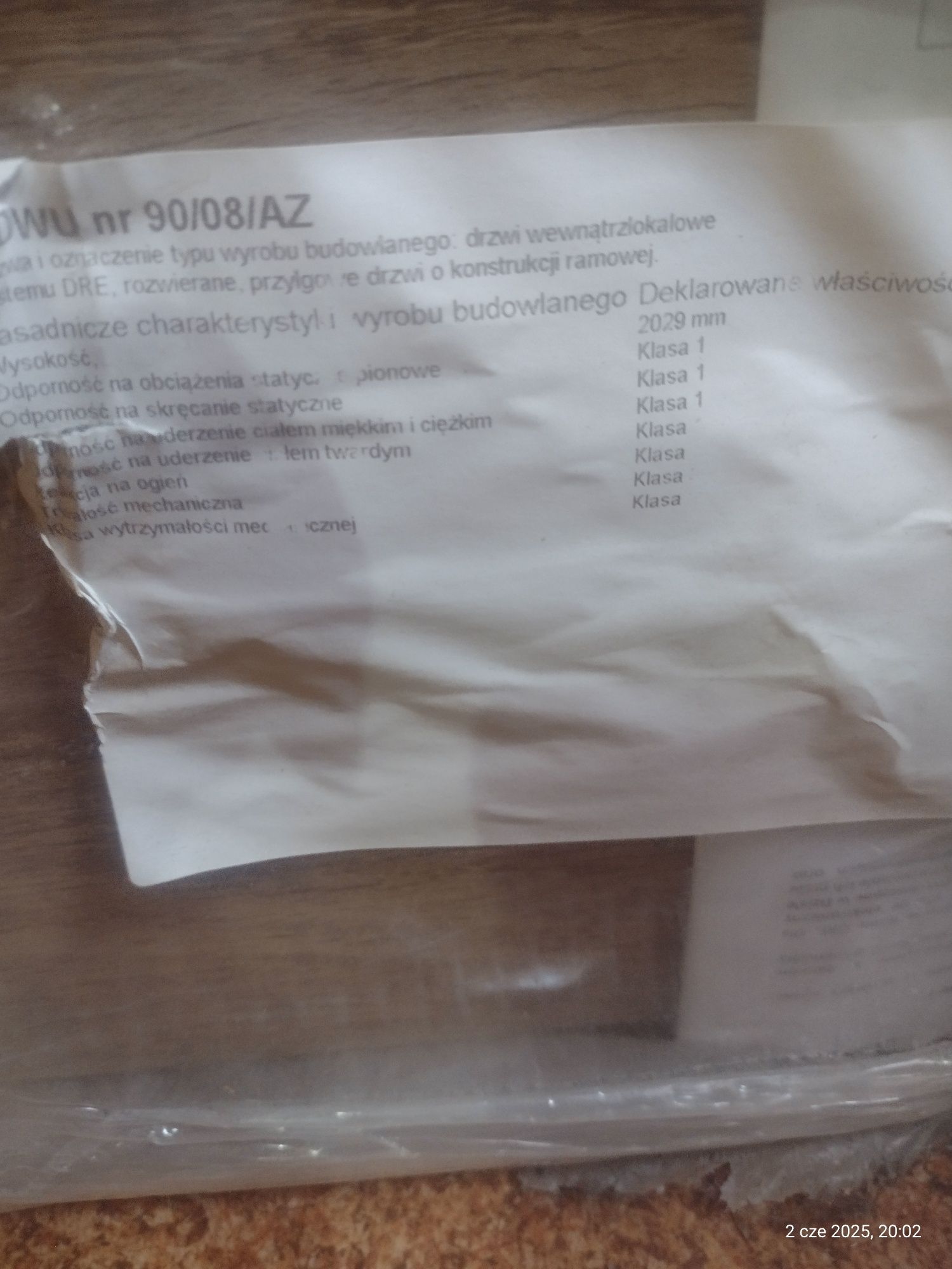 Drzwi wewnętrzne DRE 80 prawe