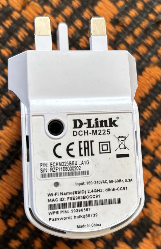 Switch D-link DCH-m225 music everywhere mydlink Home angielska wtyczka