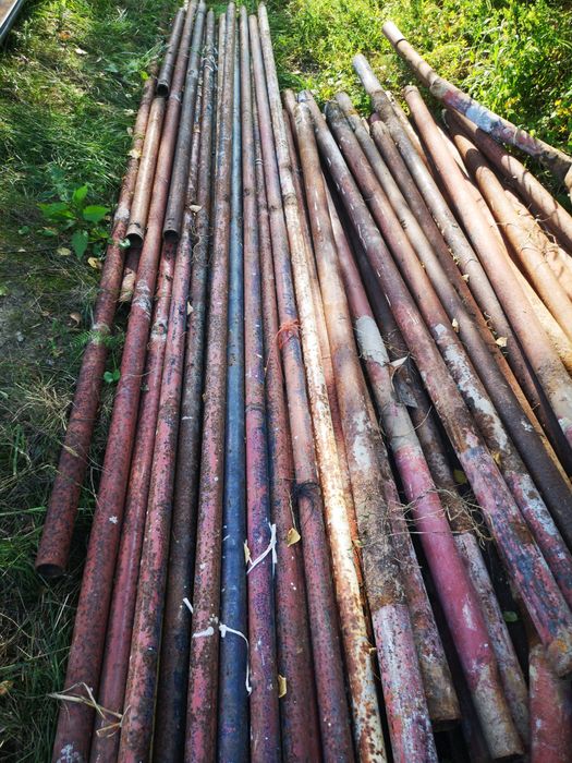 Rura stalowa słupki ogrodzeniowe grubościena fi62 Ścianka 4mm