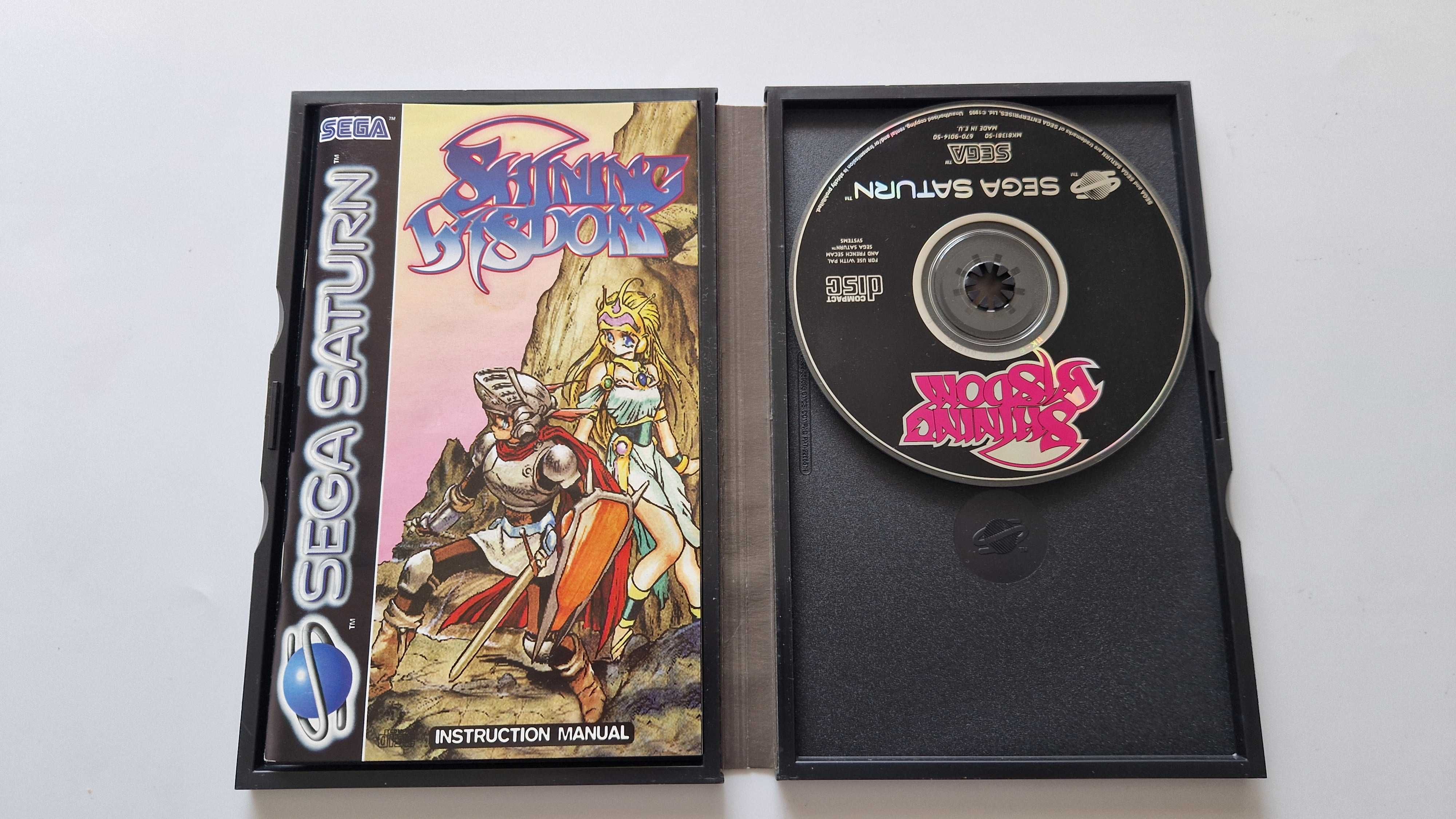 Sega Saturn Shining wisdom komplet