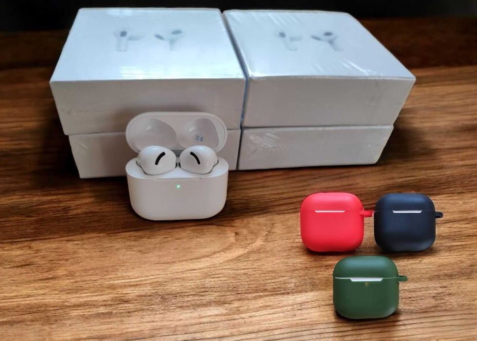 Безпровідні Bluetooth наушники AirPods 4 = Чохол в подарунок