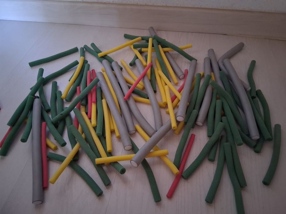 Rolos para fazer ondelacao, ou mise de rolos