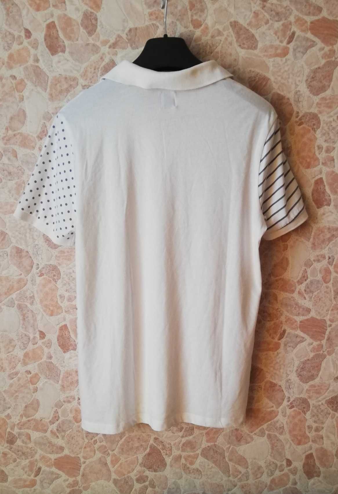 koszulka polo Asos asymetryczny wzór M