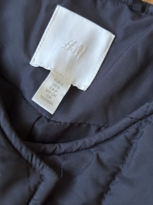 Стеганное пальто h&m