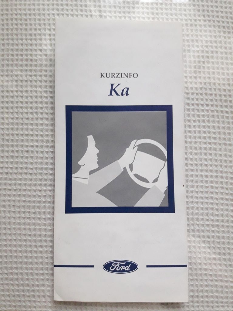 Ford Ka instrukcja obsługi 2szt prospekt ulotka