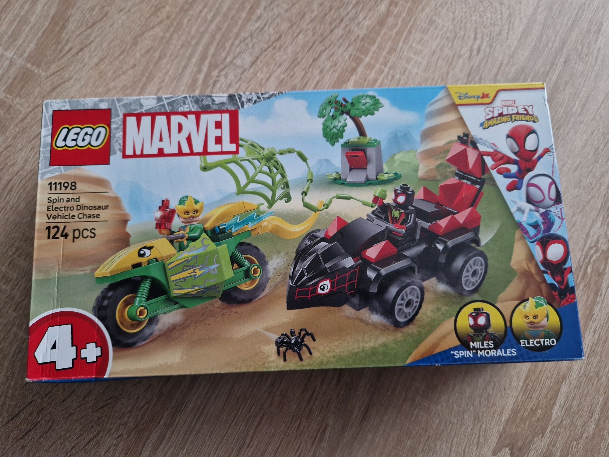 Lego Marvel 11198 Spider-Man pościg spina