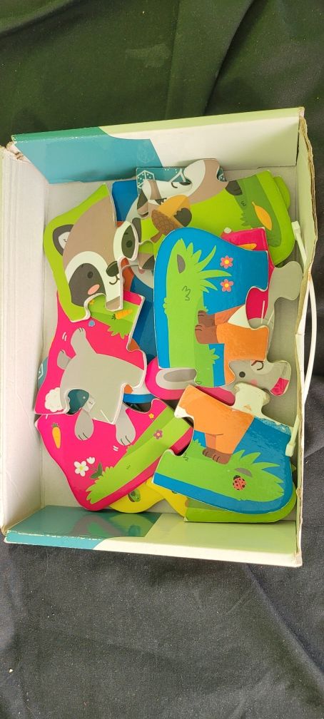 Puzzle dla dwulatka Peppa,Bing